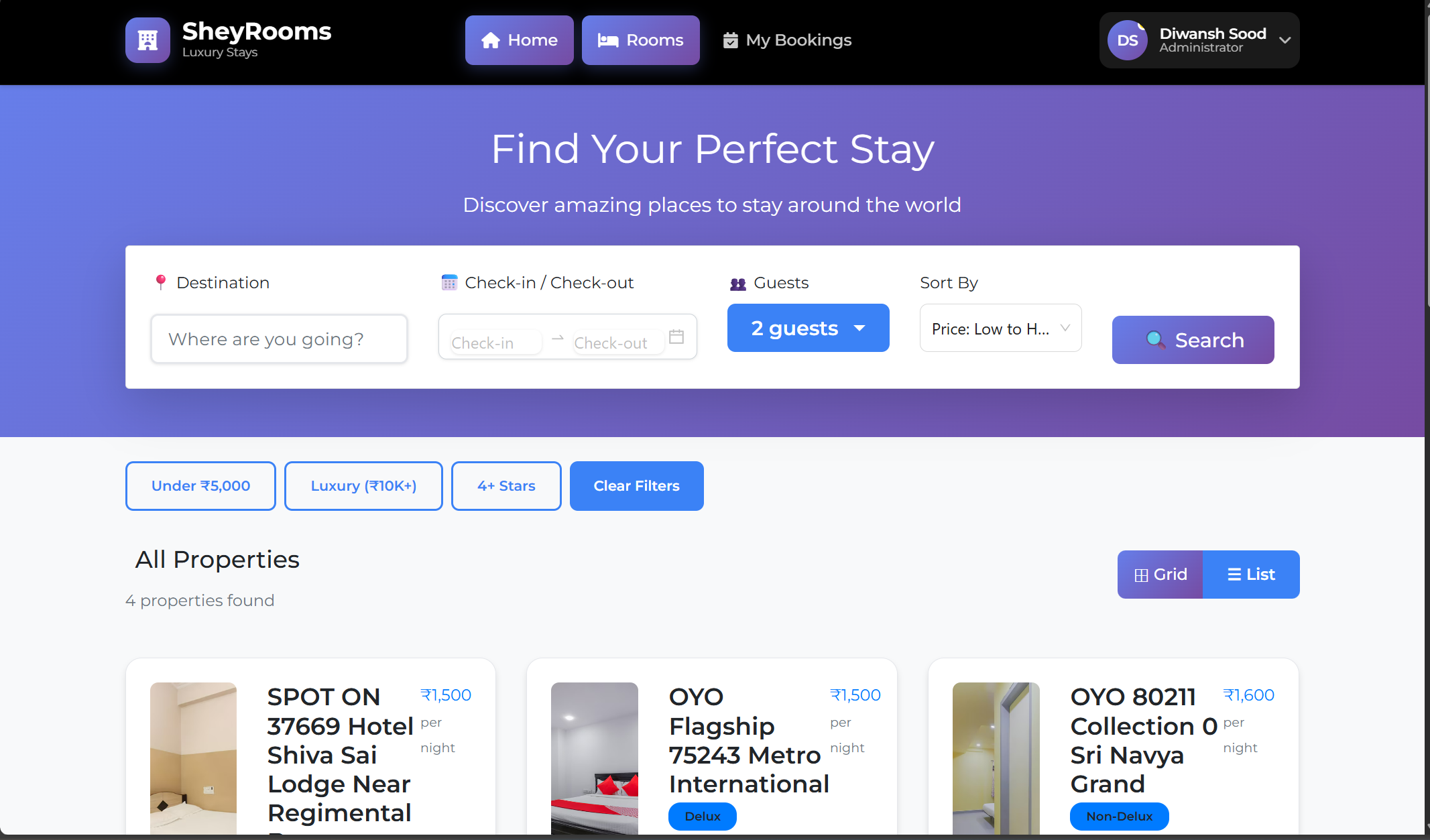 Hotel Booking website 